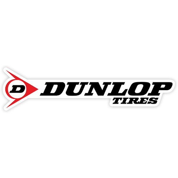 Aufkleber: Dunlop Tires Logo