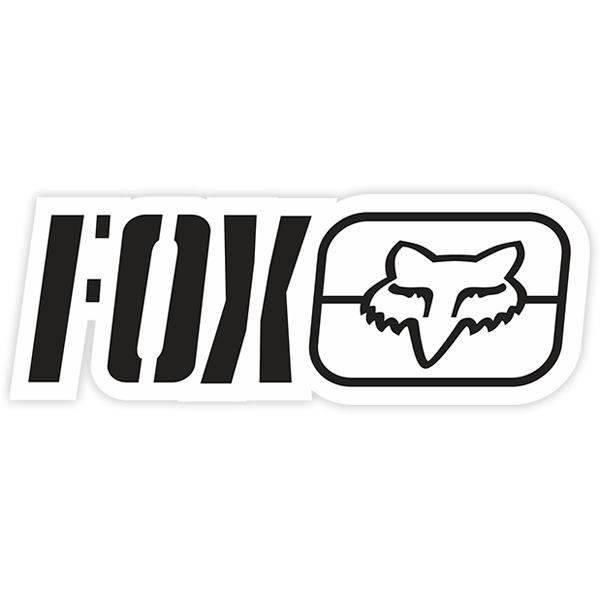 Aufkleber: Fox Racing 2.0 0