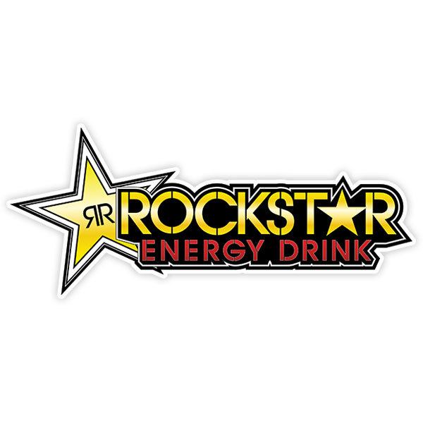 Aufkleber: Classic Rockstar energy drink
