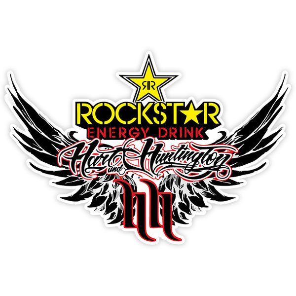 Aufkleber: Rockstar hart and huntington