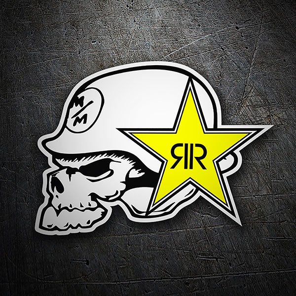 Aufkleber: Logo Metal Mulisha Rockstar 1
