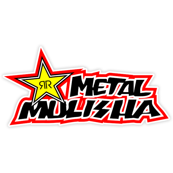 Aufkleber: Metal Mulisha Rockstar