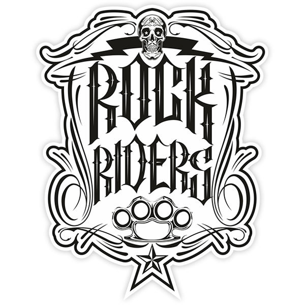 Aufkleber: Rock Riders