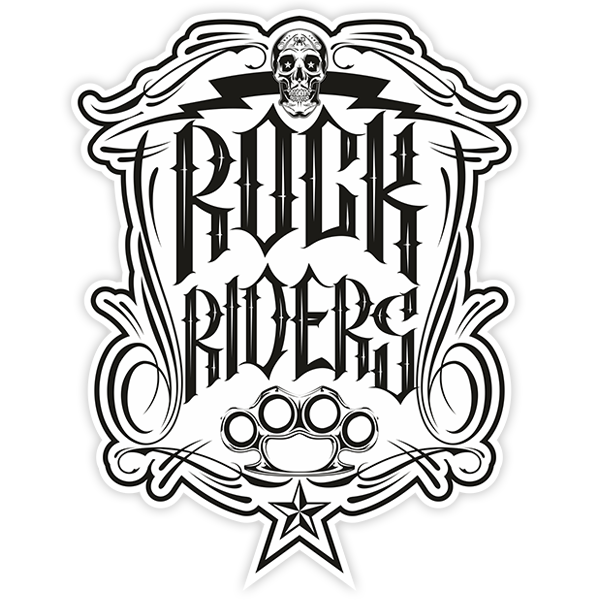 Aufkleber: Rock Riders