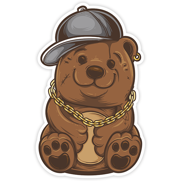 Aufkleber: Rapper Bär
