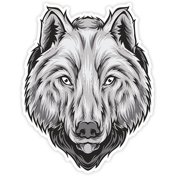 Aufkleber Wolf Aufkleber Wolf