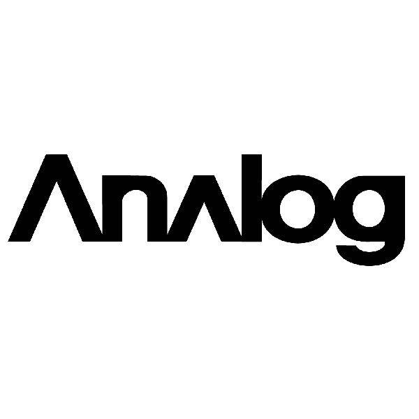 Aufkleber: Analog