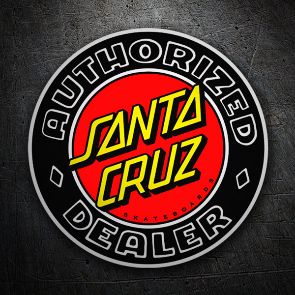 Aufkleber: Santa Cruz Authorized Dealer