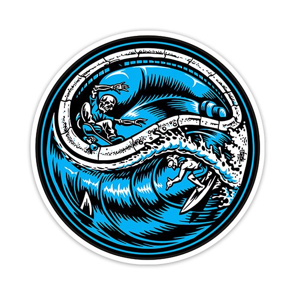 Aufkleber: Santa Cruz Surf