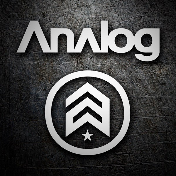 Aufkleber: Analog