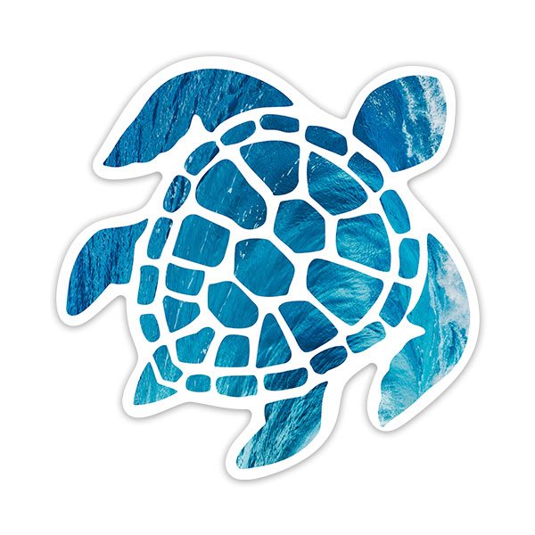 Aufkleber: Meeresschildkröte