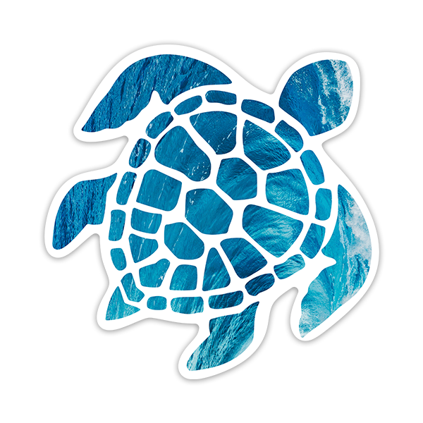 Aufkleber: Meeresschildkröte