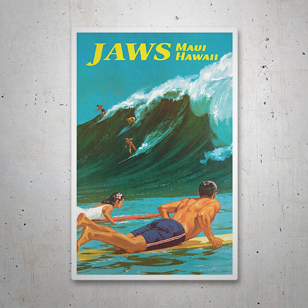 Aufkleber: Jaws Maui Hawaii