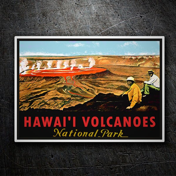 Aufkleber: Hawai Volcanoes