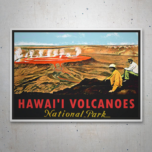 Aufkleber: Hawai Volcanoes