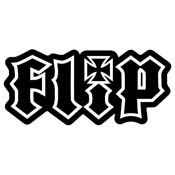 Aufkleber: Flip classic