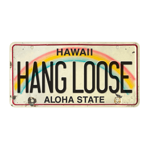Aufkleber: Hang Loose Aloha State