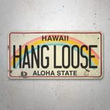 Aufkleber: Hang Loose Aloha State 3