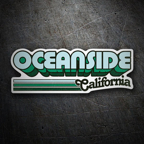 Aufkleber: Oceanside California