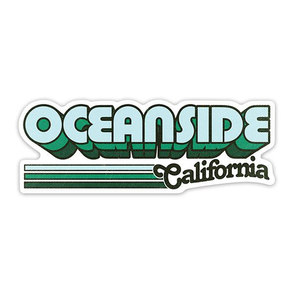 Aufkleber: Oceanside California