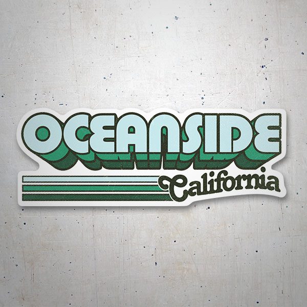 Aufkleber: Oceanside California