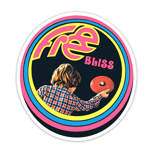 Aufkleber: Frisbee