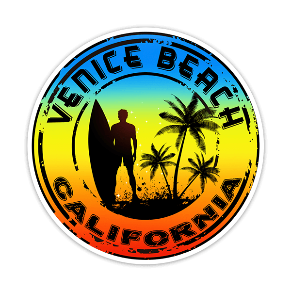 Aufkleber: Venice Beach California