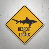 Aufkleber: Respect the Locals 3