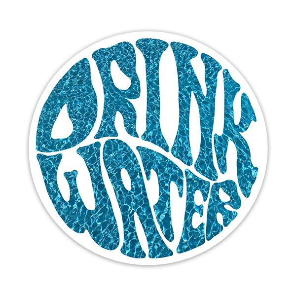 Aufkleber: Drink Water