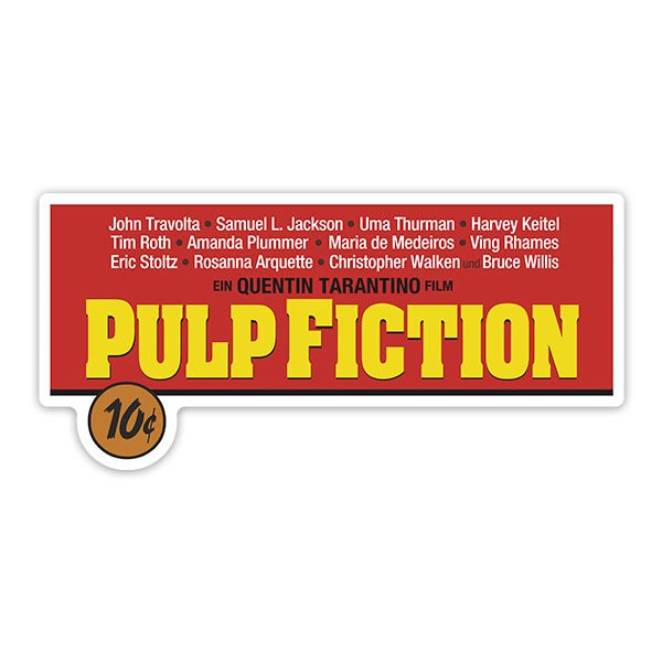 Aufkleber: Pulp Fiction  Vertrieb