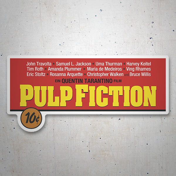 Aufkleber: Pulp Fiction  Vertrieb