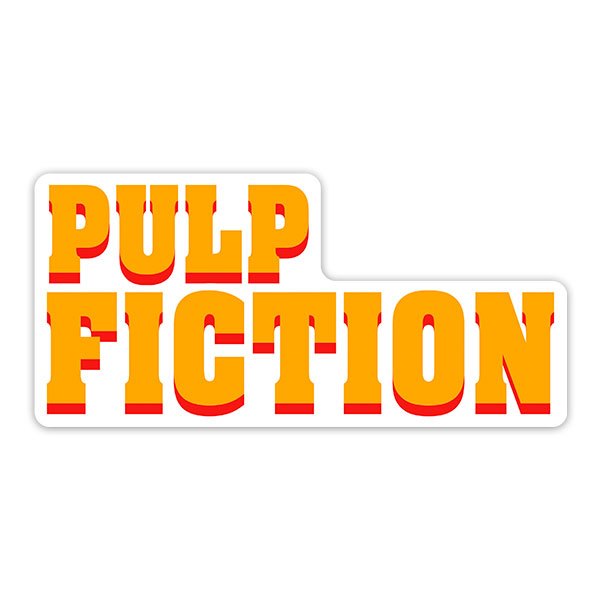 Aufkleber: Pulp Fiction Film