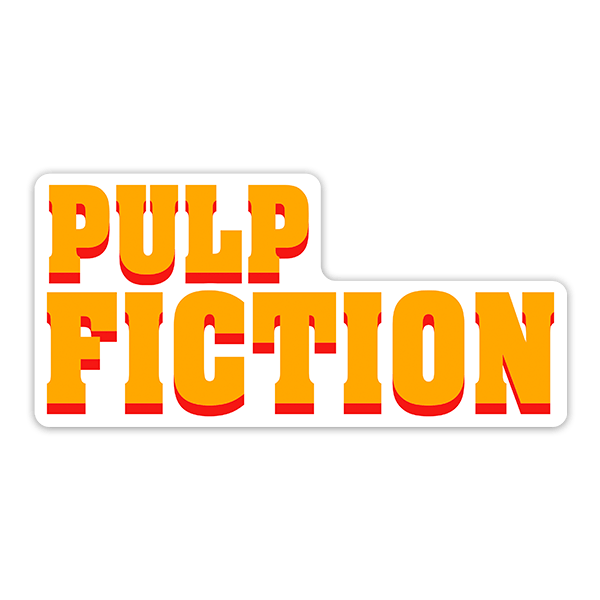 Aufkleber: Pulp Fiction Film