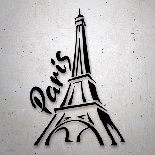 Aufkleber: Pariser Eiffelturm