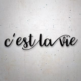 Aufkleber: C'est la vie 2