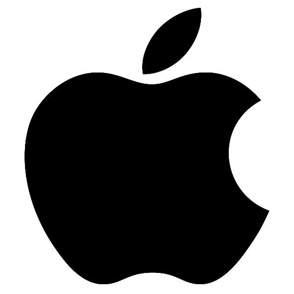 Aufkleber: Apple Logo