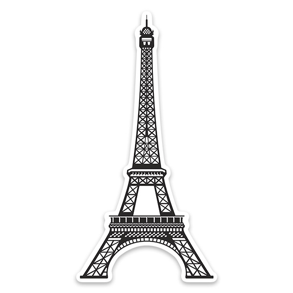 Aufkleber: Eiffelturm in Paris