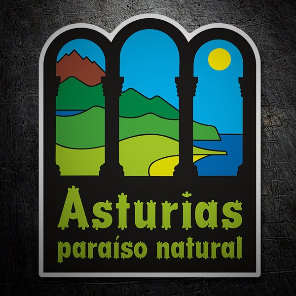 Aufkleber: Asturien, Naturparadies 1