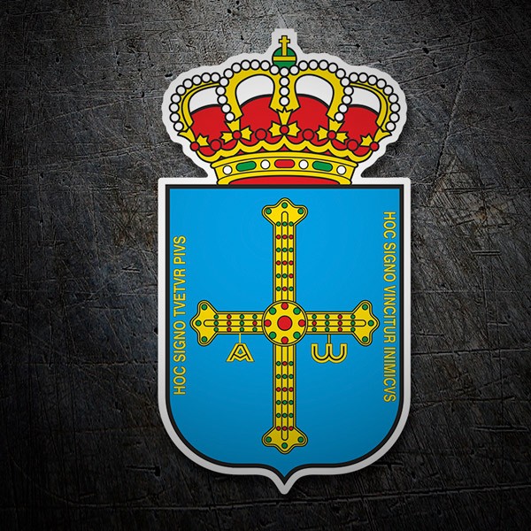 Aufkleber: Wappen von Asturien