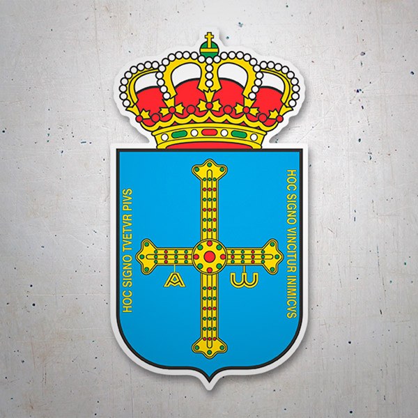 Aufkleber: Wappen von Asturien