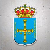 Aufkleber: Wappen von Asturien 3