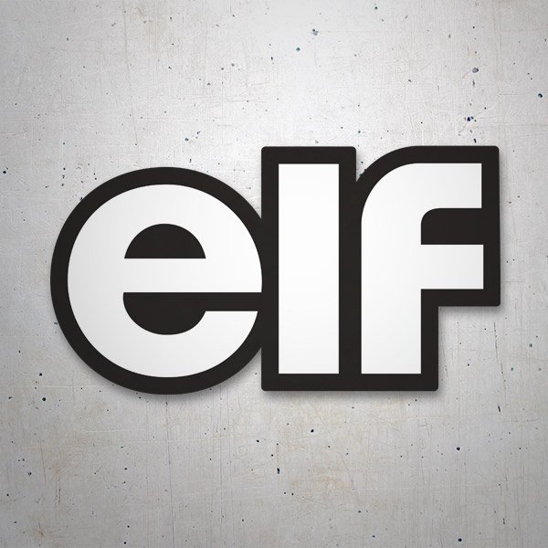 Aufkleber: Öl Elf