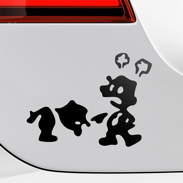 Aufkleber: Mr Game and Watch Arkade