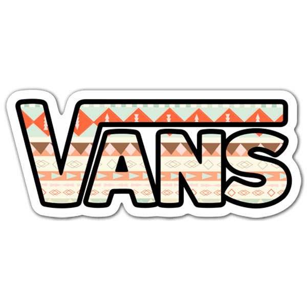 Aufkleber: Vans retro