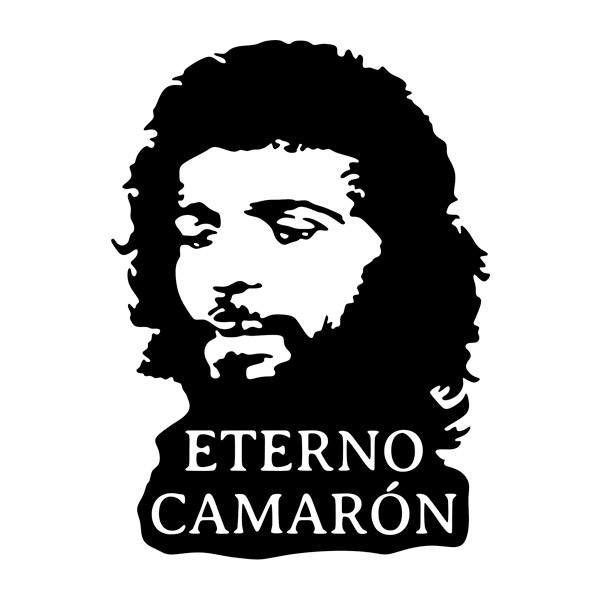 Aufkleber: Ewiger Camarón, auf Spanisch