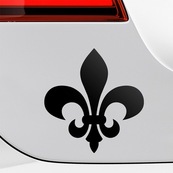 Aufkleber: Fleur de Lis-Emblem