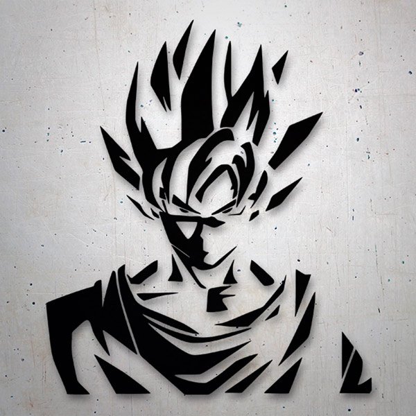 Kinderzimmer Wandtattoo: Dragon Ball Son Goku-Schatten