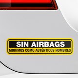 Aufkleber: Keine Airbags 3