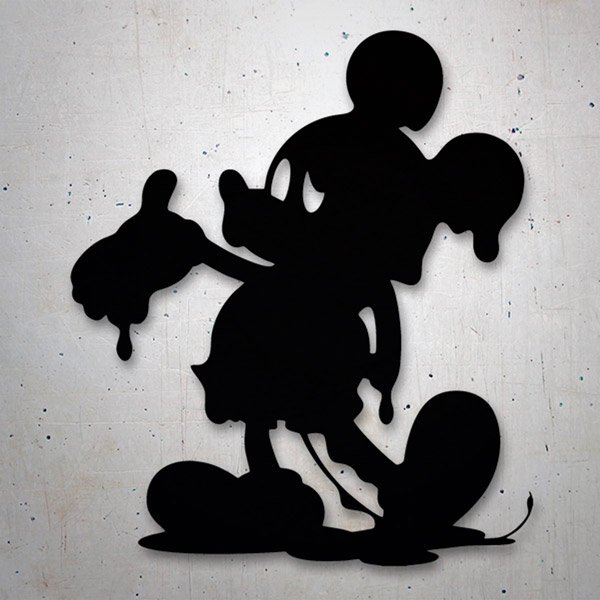 Aufkleber: Mickey Mouse Gesichtet