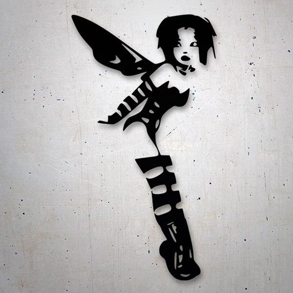 Aufkleber: Hada Campanilla en Vuelo